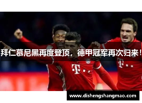 拜仁慕尼黑再度登顶,德甲冠军再次归来!